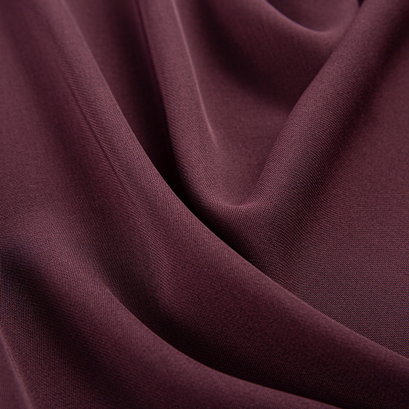 HY587 230GSM Tela de malla de imitación de acetato Lelis Dark Purple para ropa de mujer y ropa deportiva