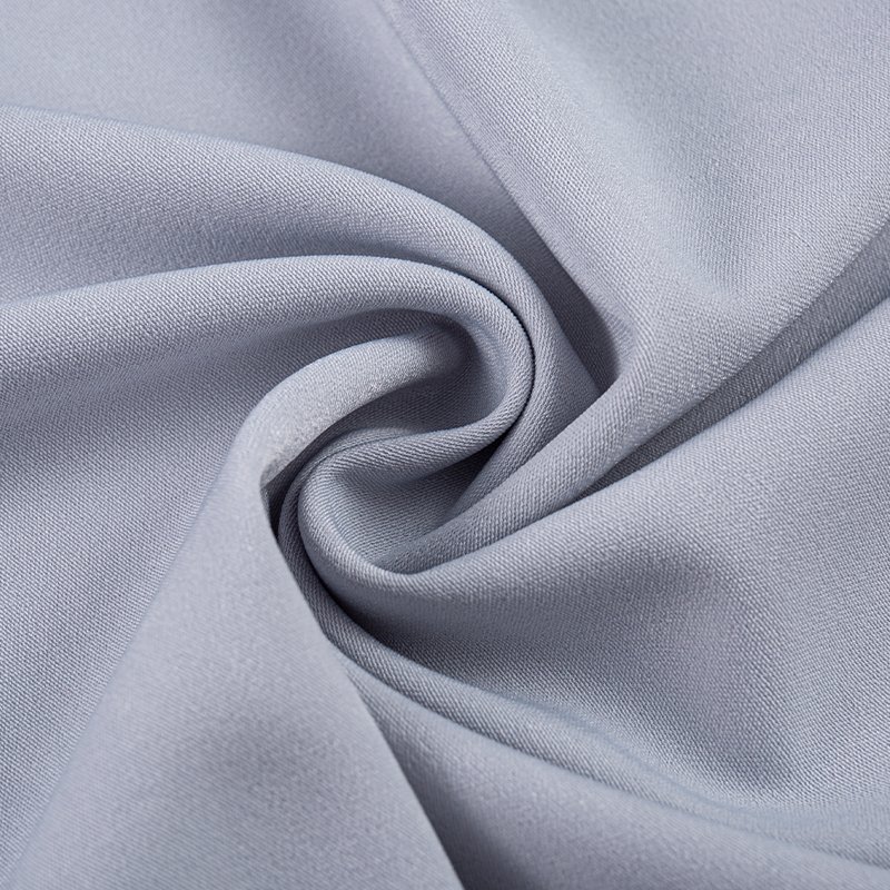 HY275 Tela de terciopelo de flor de hielo de seda compuesta de poliéster y spandex gris